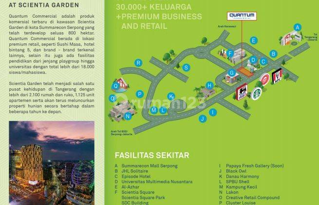 Ruko Quantum Commercial Terlaris Untuk Usaha 4 Lantai Start 5 Man 2