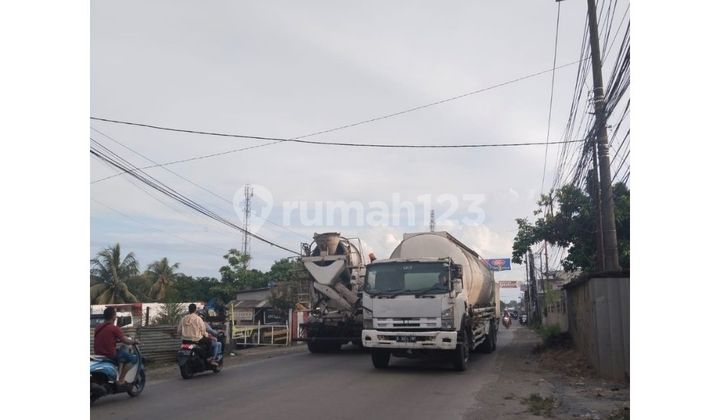 DIJUAL CEPAT TANAH DI JALAN RAYA LEGOK POSISI HADAP JALAN LANGSUNG