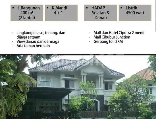 Rumah Cluster Terdepan Citra Gran Cibubur 1