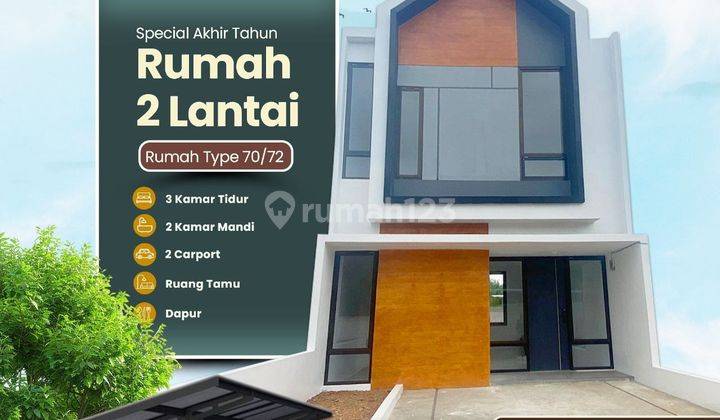 Rumah 2 Lantai Desain Scandinavian Kota Makassar 2