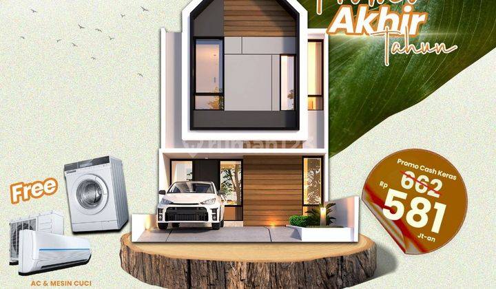 Dijual Rumah 2 Lantai Harga 1 Lantai di Kompleks Idi Tello Baru 1