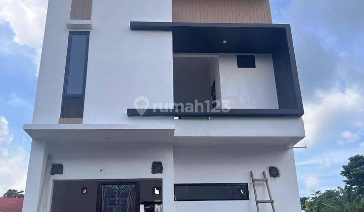 RUMAH 2 LANTAI DESAIN MODERN MINIMALIS DEKAT RS SYEKH YUSUF 1