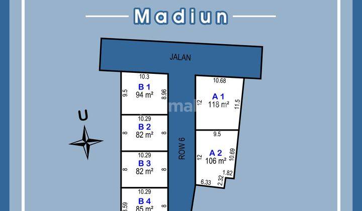 5 Menit Polres Madiun, Tanah Murah, Kaibon  1