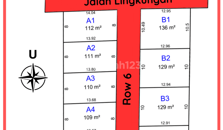 Jual Tanah, Kanigoro, Dekat Smkn 1 Madiun  1