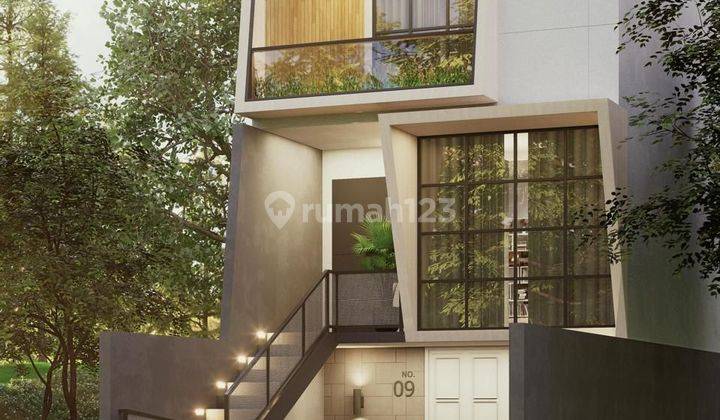 Rumah Baru Bangun D Tomang 3 Lt Di Jual  2