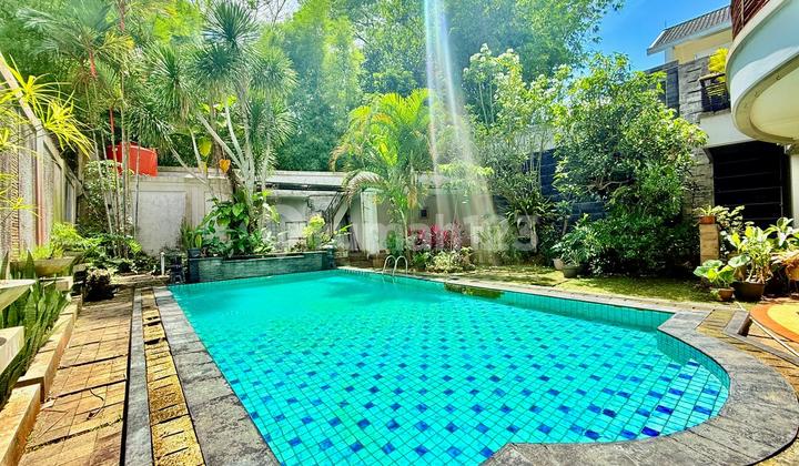 Rumah Sewa Mewah Lengkap,Ada Kolam Renang,Cluster Elite ,7 Menit Dari Aeon Mall & Exit Tol Sentul City