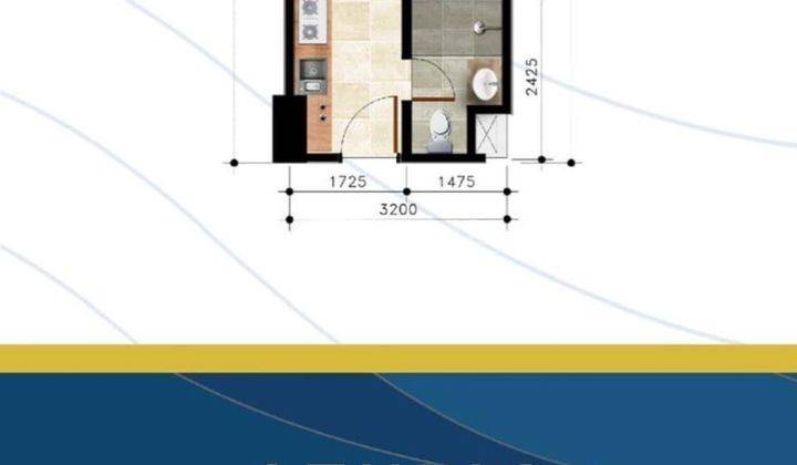 Disewakan apartemen studio full furnished delft cpi  2