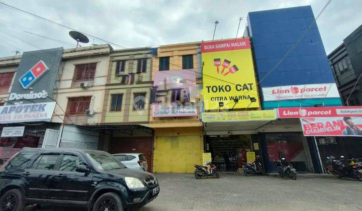 Di sewakan ruko di jalan poros minimal sewa dua tahun 1