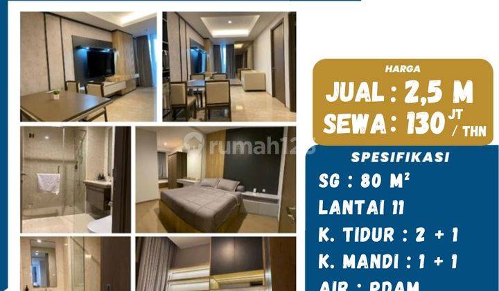 DIJUAL APARTMENT MURAH DI 31 SUDIRMAN SUITES COCOK BUAT INVESTASI ATAU TEMPAT TINGGAL 1