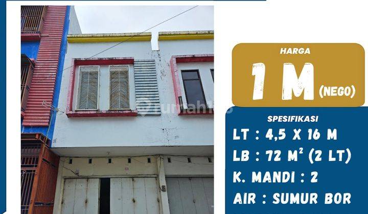 DIJUAL RUKO MURAH DI DAENG TATA CUMA 1 M  1