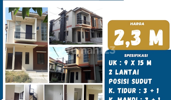 DIJUAL RUMAH 2 LANTAI DI KOMPLEKS D'BOULEVARD JL. ANCE DG NGOYO 1