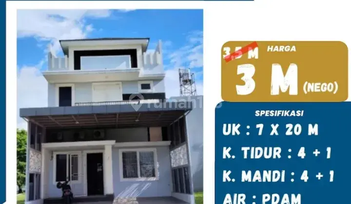 DI JUAL RUMAH CANTIK DI KOMPLEKS ESPANA TANJUNG BUNGA 1