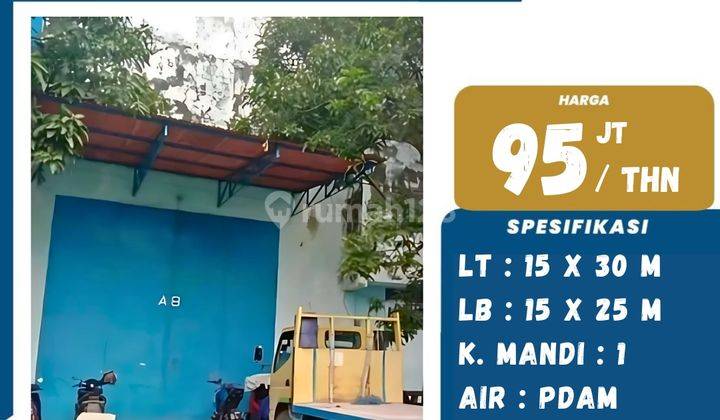 DISEWAKAN GUDANG DI KOMPLEKS PERGUDANGAN GAS ALAM SULAWESI 1