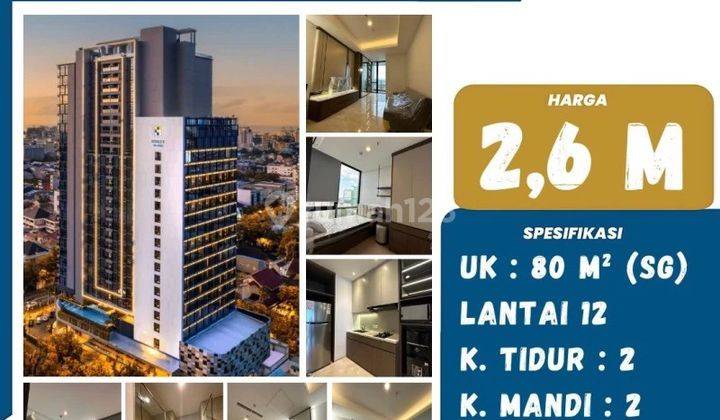 Dijual Apartemen Murah Lengkap Furnish Semua Baru Apartemen 0 Kamar Tidur 1