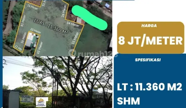 DIJUAL TANAH DI TUN ABDUL RAZAK CUMA 8 JUTAAN PERMETER 1