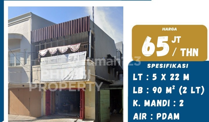 For Rent Cheap Shop House Diponegoro Street City Center 1