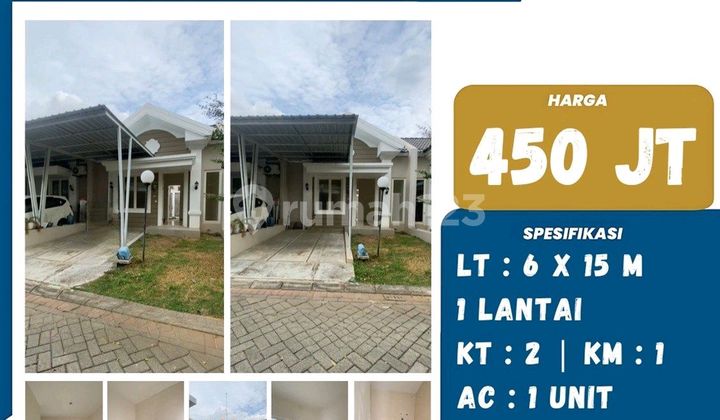 Rumah Murah Cluster Rosemary Green River View 1