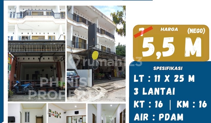 For Sale Exclusive Boarding House on Wijaya Kusuma Street Near Veteran. 1