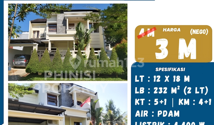 Dijual Rumah Mewah Full Furnish di Taman Khayangan Tanjung Bunga 1