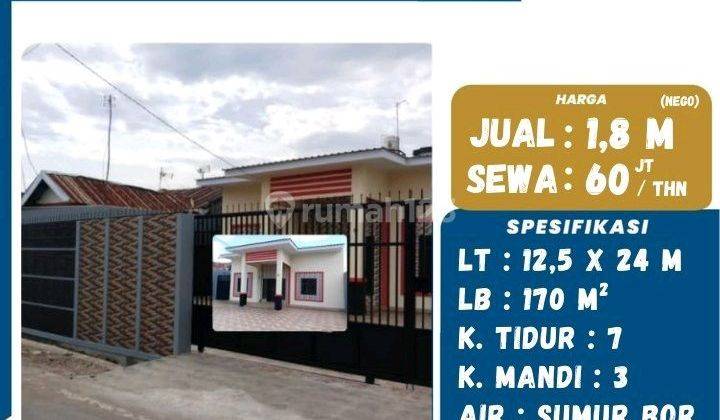 Rumah Luas Tengah Kota Jalan Wijaya Kusuma 1