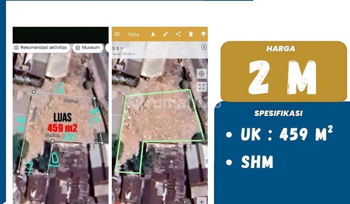 Jual Tanah Tengah Kota Jalan Sungai Saddang Baru 1
