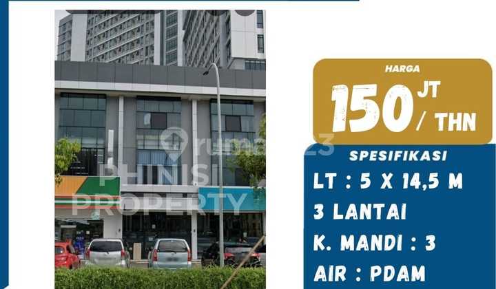 For Rent Ruko Delft Citraland City Cpi 1