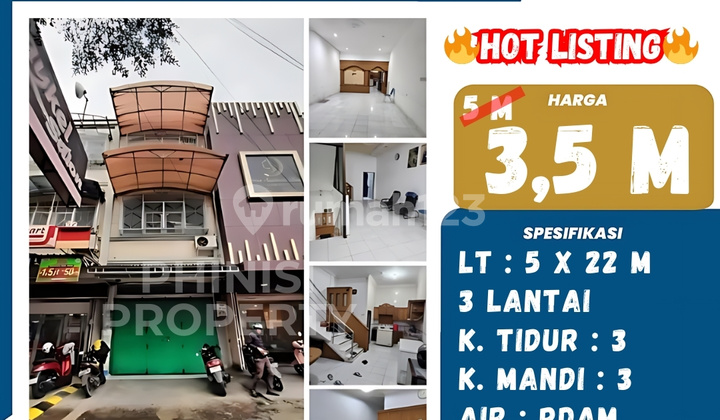 For Sale, Monginsidi Street Shop House at Affordable Price 1