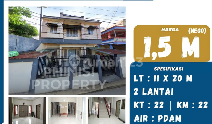 Dijual Rumah Kos Jalan Perintis Kemerdekaan 6 Dekat Unhas 1