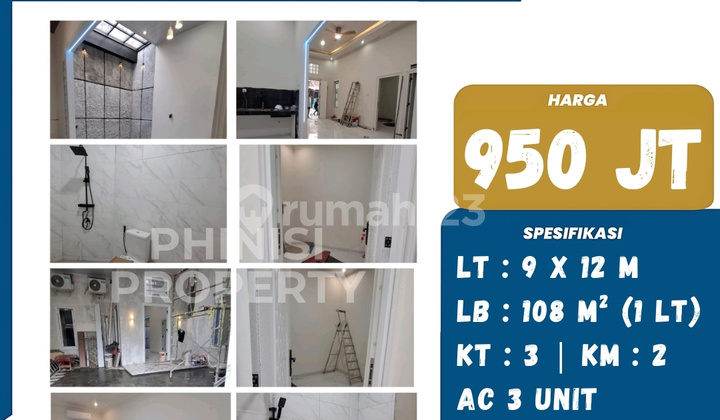 For Sale New 3-Bedroom House in Taman Toraja Tanjung Bunga 1