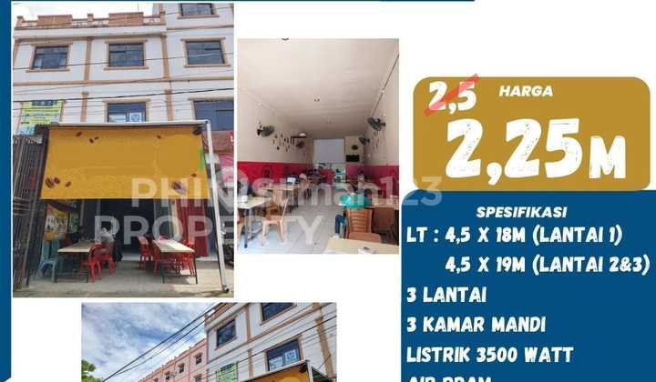 For Sale 3-Story Shop House Cendrawasih Street Next to Grand Mode 1