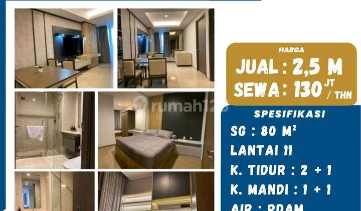 Disewakan Apartment 31 Sudirman Suites 2 Bedroom Full Furnish 1