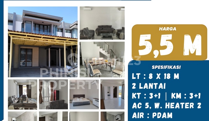 Dijual Rumah Full Furnish di Treasure Island Citraland City Cpi 1