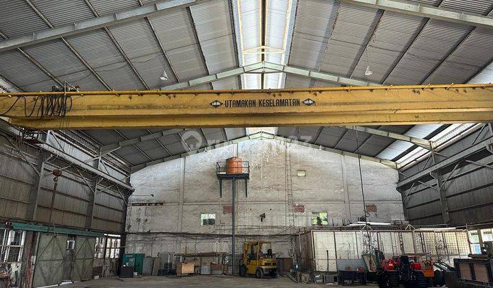 Gudang di Sunter parkir luas , ada crane  5