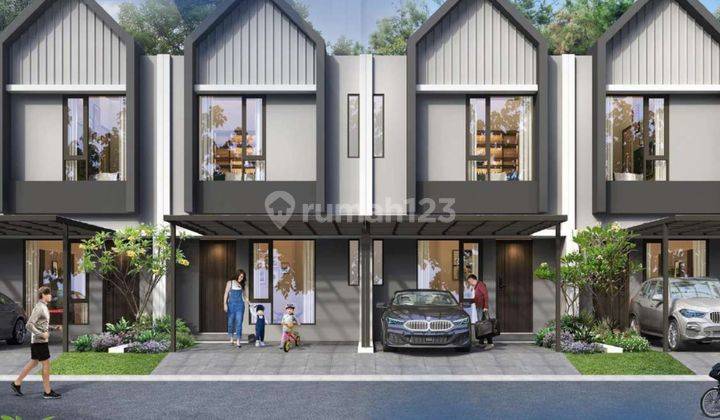 Rumah Baru 2 Lt Vazza Living Graha Raya Type Pearl Dp 0 , Bintaro 1