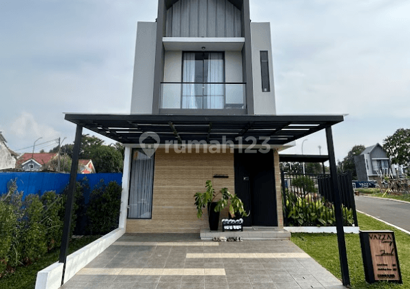 Rumah Baru 2 Lt Vazza Living Graha Raya Type Pearl Dp 0 , Bintaro 2