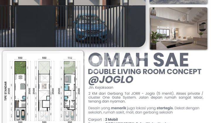 Rumah Joglo lebar 5.5 Brand New Indent Santorini jakarta barat Brand New 1