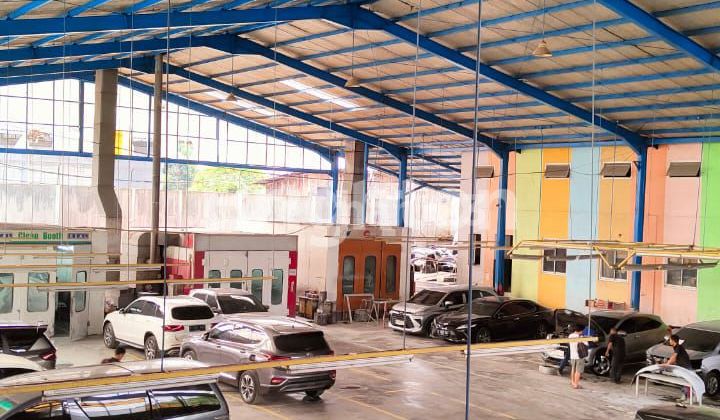 Tanah Kebon Jeruk Arjuna Selatan dengan Bangunan kantor dan Rangka Baja 2.422m2 Jalan Utama