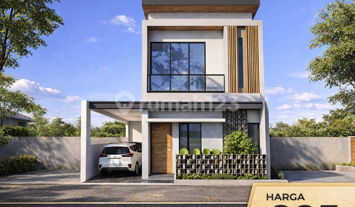 Rumah Baru Modern Minimalis 2 Lantai Dekat Jogja Kota Yogyakarta