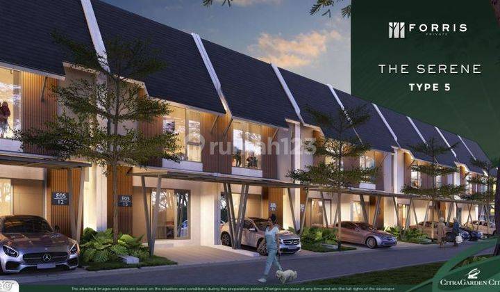 Rumah Serene di Cluster Forris Private  1