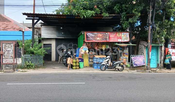 Tanah & Bangunan Strategis Area Komersial Pinggir Jalan Raya - Pondok Pinang