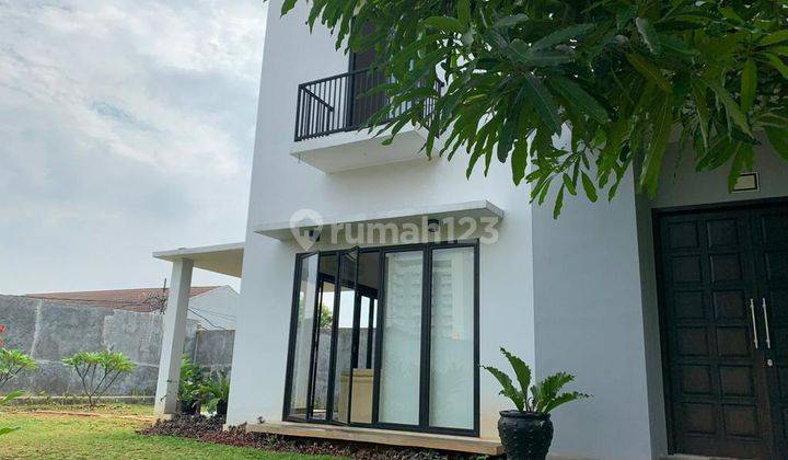 Dijual Rumah Modern Minimalis 2lt. Lahan Luas Di H.Nawi Gandaria 2