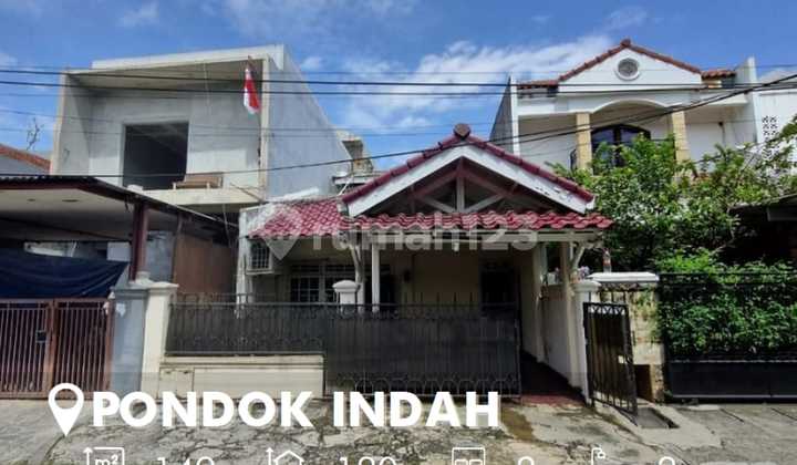 Rumah Lama Hitung Tanah Di Pondok Indah Rumah Lama Hitung Tanah Di Pondok Indah