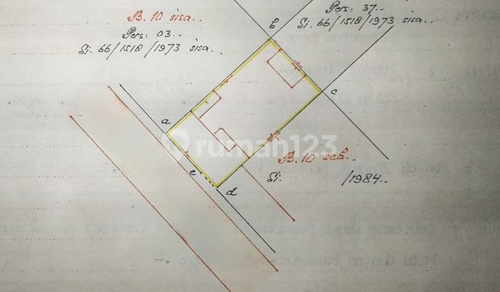 Rumah Tua Hitung Tanah di Pondok Indah Harga Dibawah NJOP