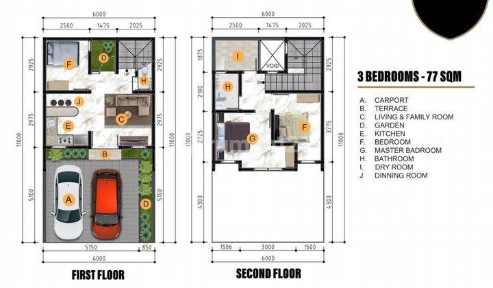 Rumah Mewah 2 Lantai Brandnew Cluster Super Terbaru di Pondok Aren Tangerang Selatan Free Biaya-Biaya 2