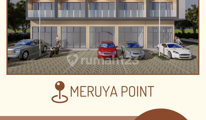 Ruko Hoek Dan Baru Lokasi Strategis Di Perempatan Jalan Lebar Dan Ramai Di Meruya Jakarta Barat