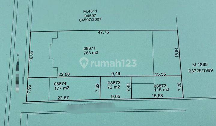 Cipete, Rumah Hitung Tanah Dekat Kemvil 20jt/M 2