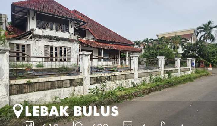 Rumah Hitung Tanah Dekat Stasiun Mrt Lebak Bulus