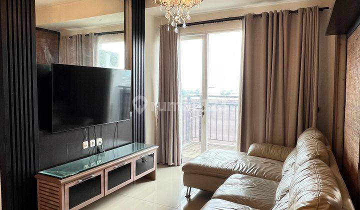 ruang keluarga apartement marbella kemang residence 3br