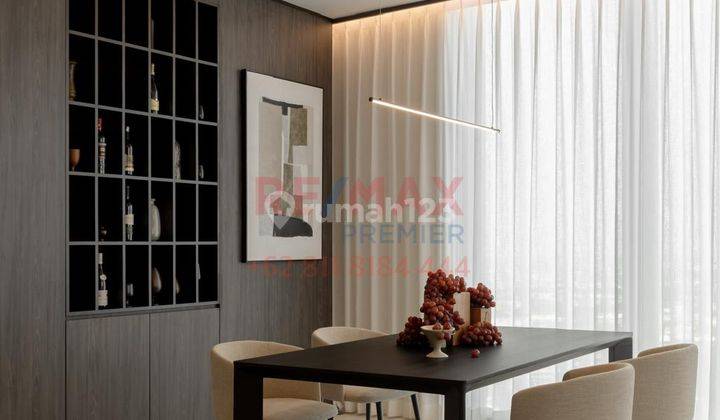 ruang makan apartement private lift mewah full