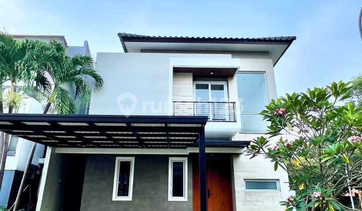 Rumah Hoek Modern Minimalist 202 SQM Siap Huni The Icon Cosmo BSD